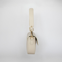 Genuin Leren Tas Beige